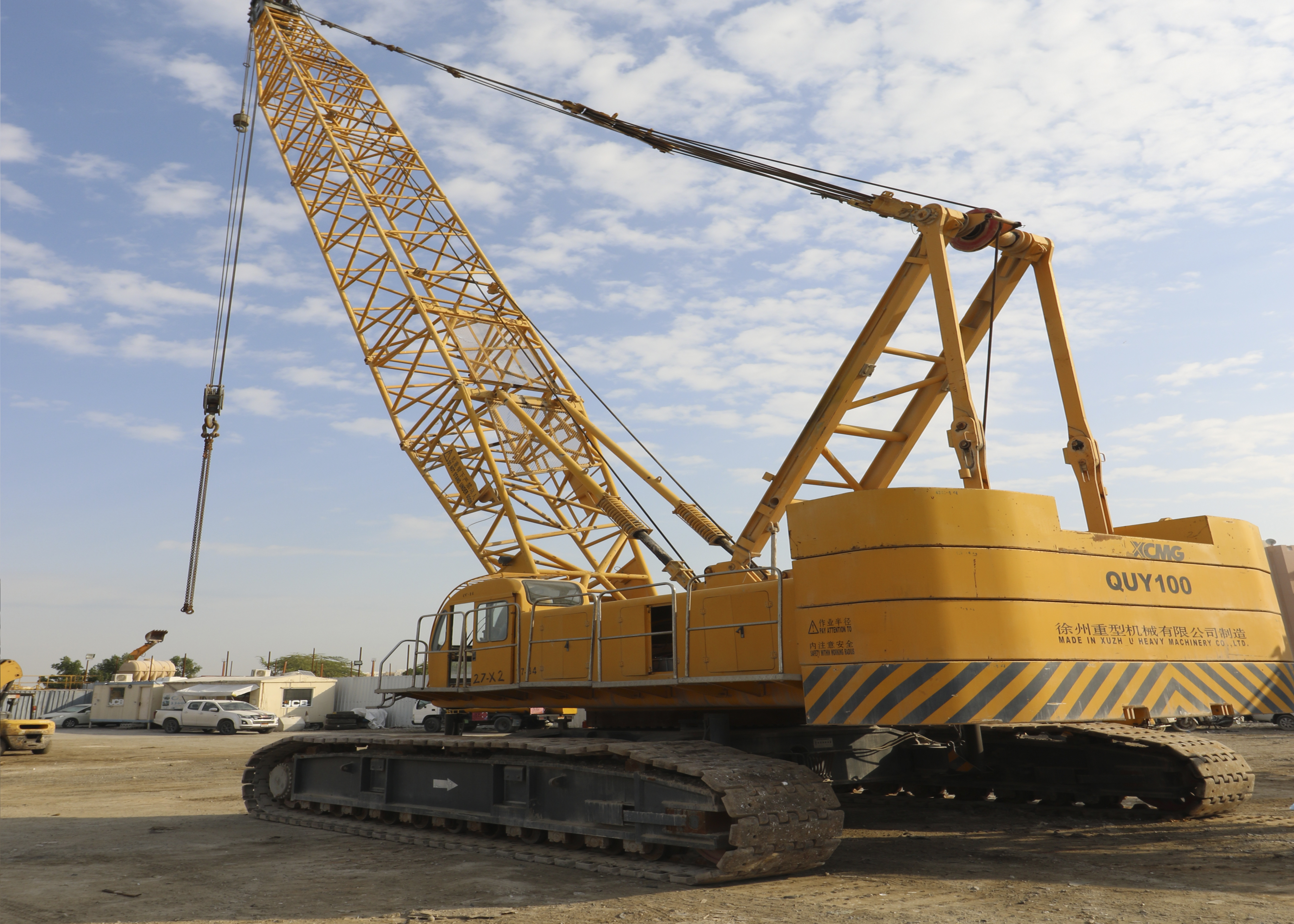 Buy XCMG - Crawler Crane (100 Ton) Online | Machinery for Rent | Qetaat.com