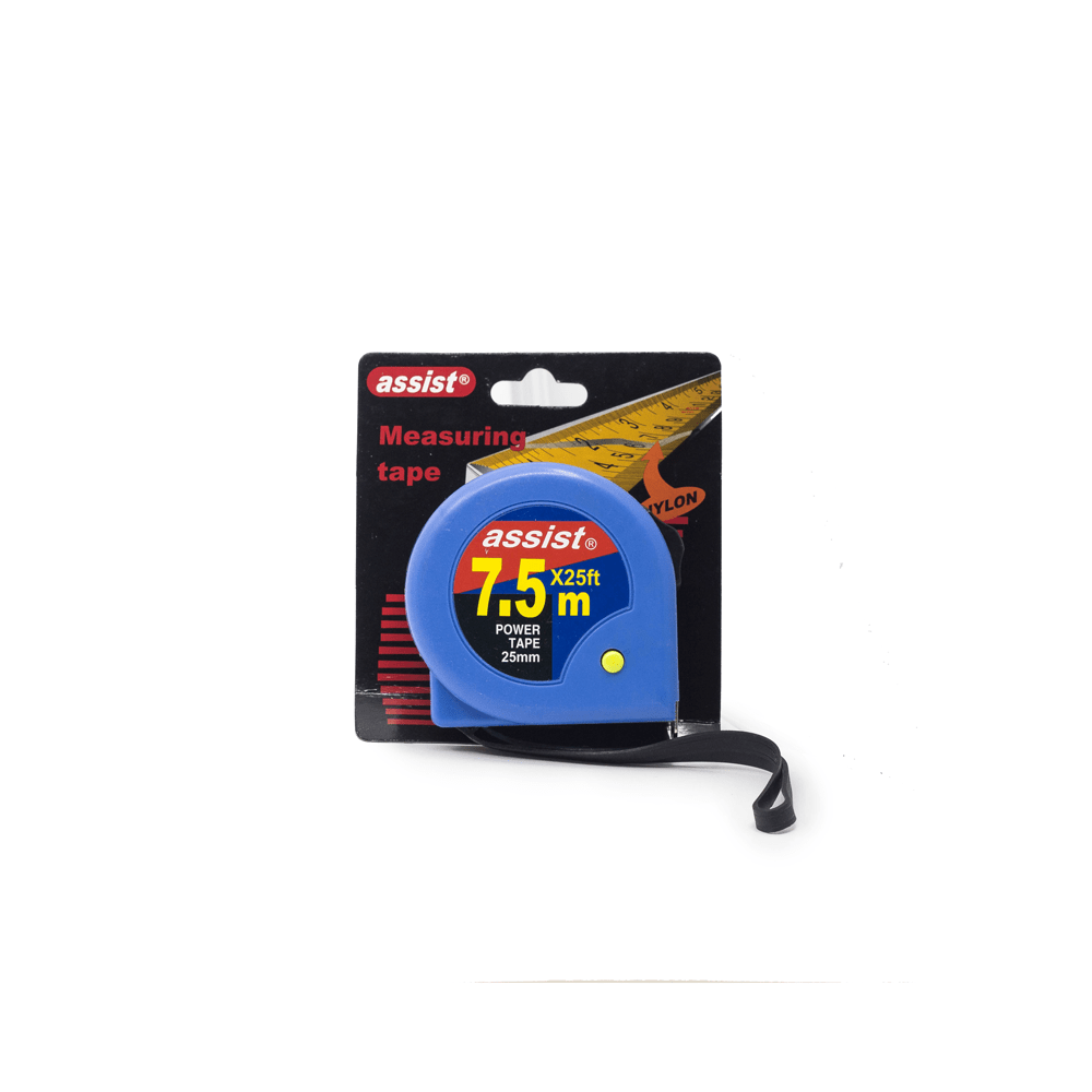 Assist - Measuring Tape 7.5Mx25Ft - Power Tape 25Mm