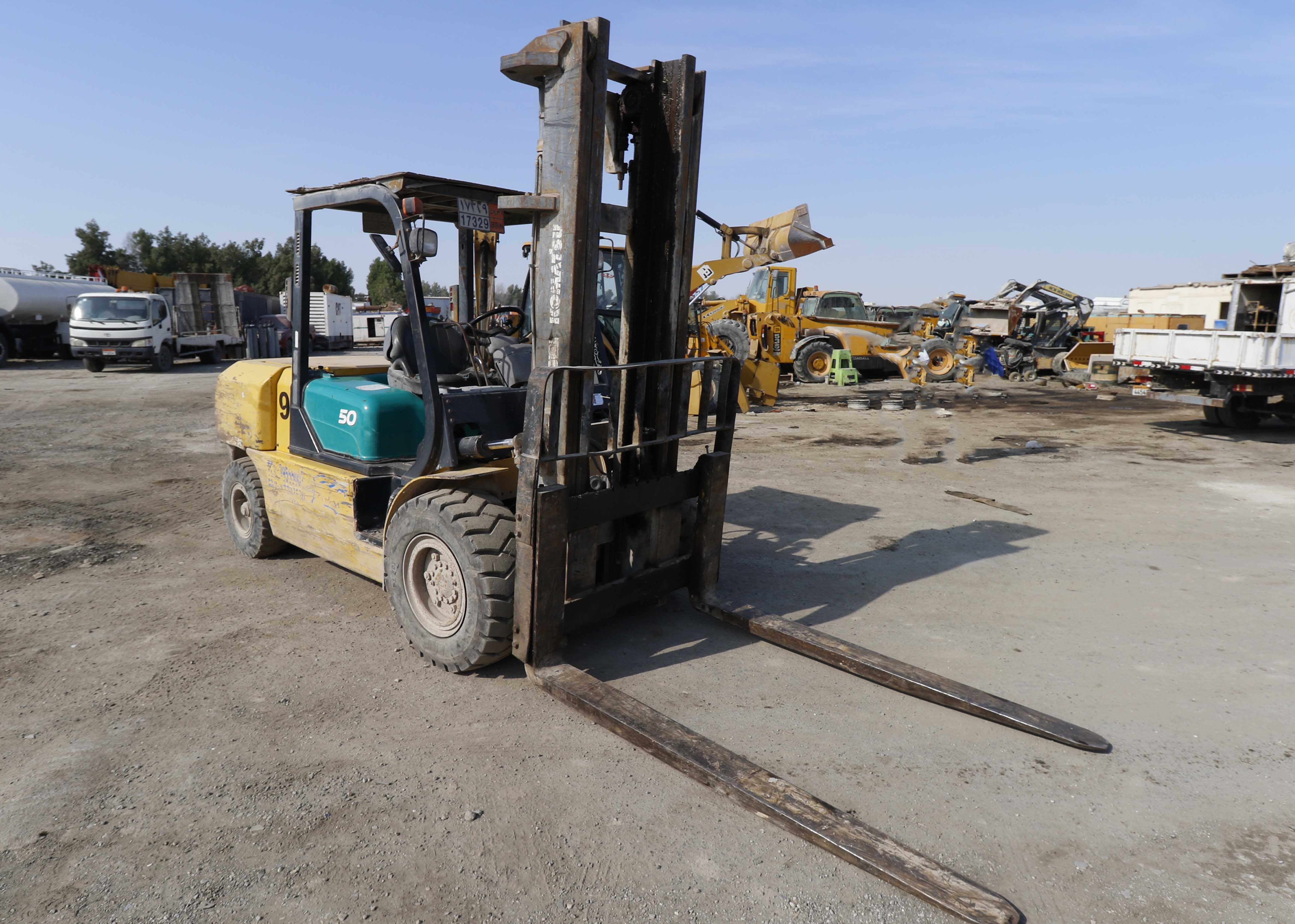 Hire KOMATSU - Forklift (50 Tons) Online | Machinery for Rent | Qetaat.com