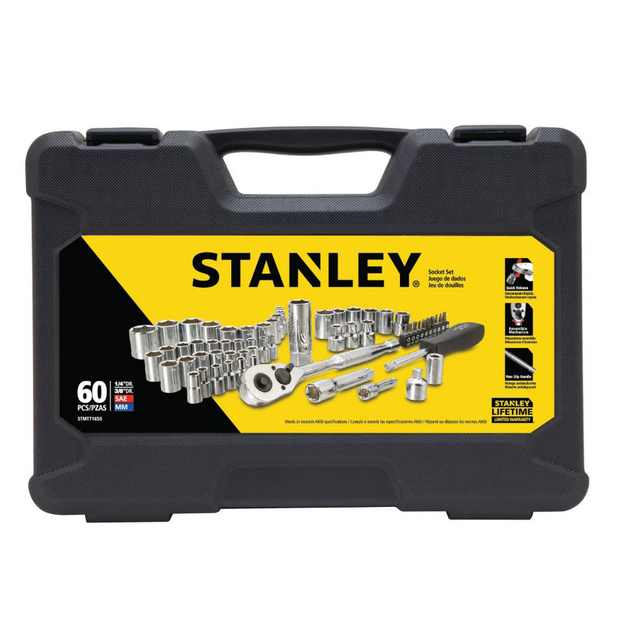 Stanley - Mechanics Socket Set (60 Pcs)