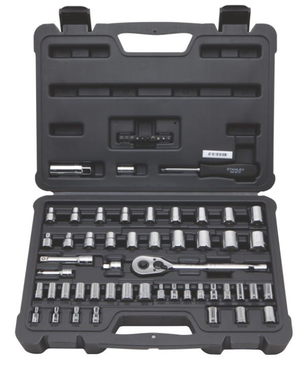 Buy STANLEY - Mechanics Socket Set (60 PCS) Online | Hardware Tools | Qetaat.com