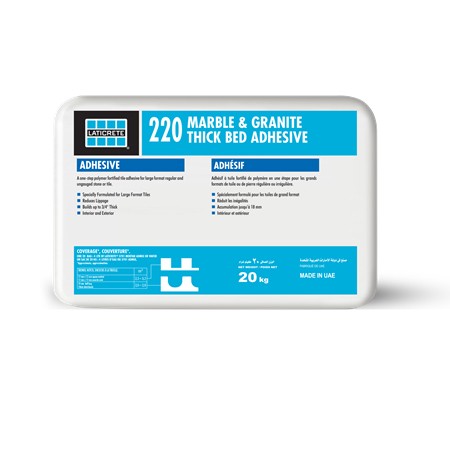 Laticrete - 220 Marble & Granite Thick Bed Adhesive