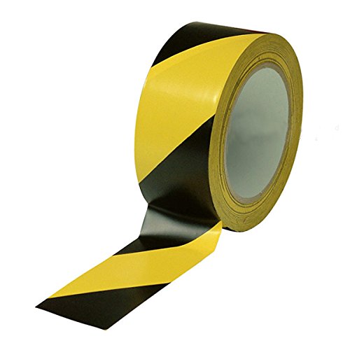 Warning Tape - Yellow & Black, 3" X 300 Mtr