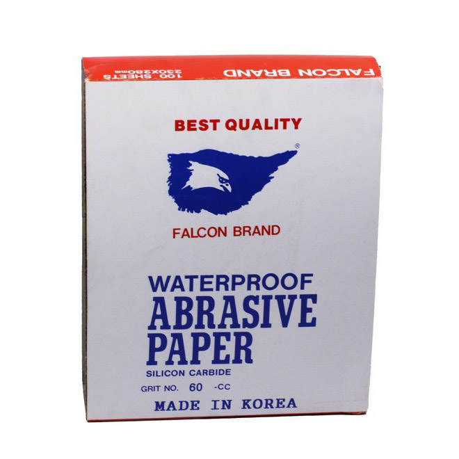 Falcon - Waterproof Abrasive Paper (100 Sheets Per Pkt) (60)