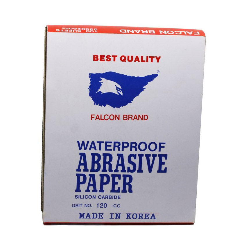 Falcon - Waterproof Abrasive Paper (100 Sheets Per Pkt) (120)