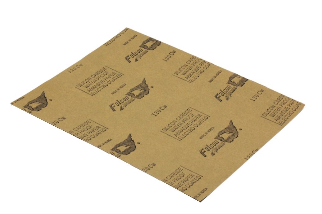 Buy FALCON - Waterproof Abrasive Paper (100 SHEETS PER PKT) (120) Online | Hardware Tools | Qetaat.com