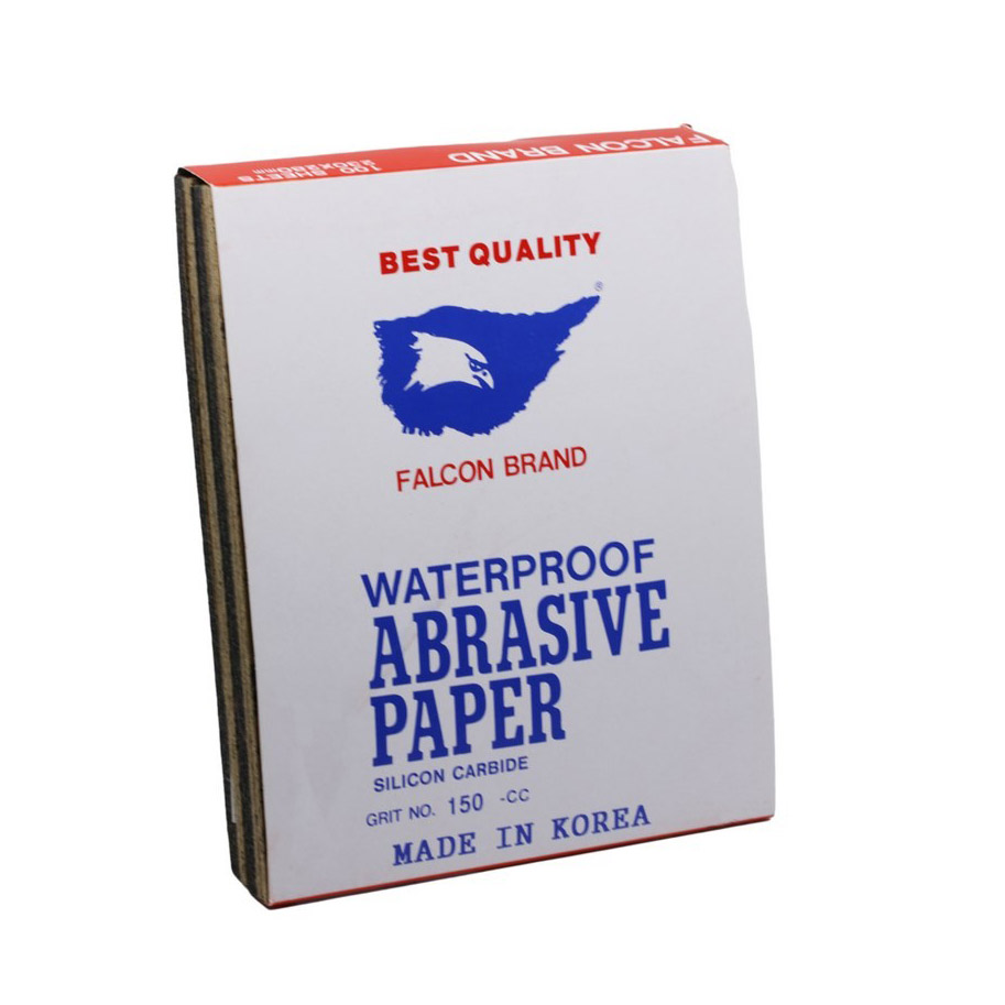 Falcon - Waterproof Abrasive Paper (100 Sheets Per Pkt) (150)