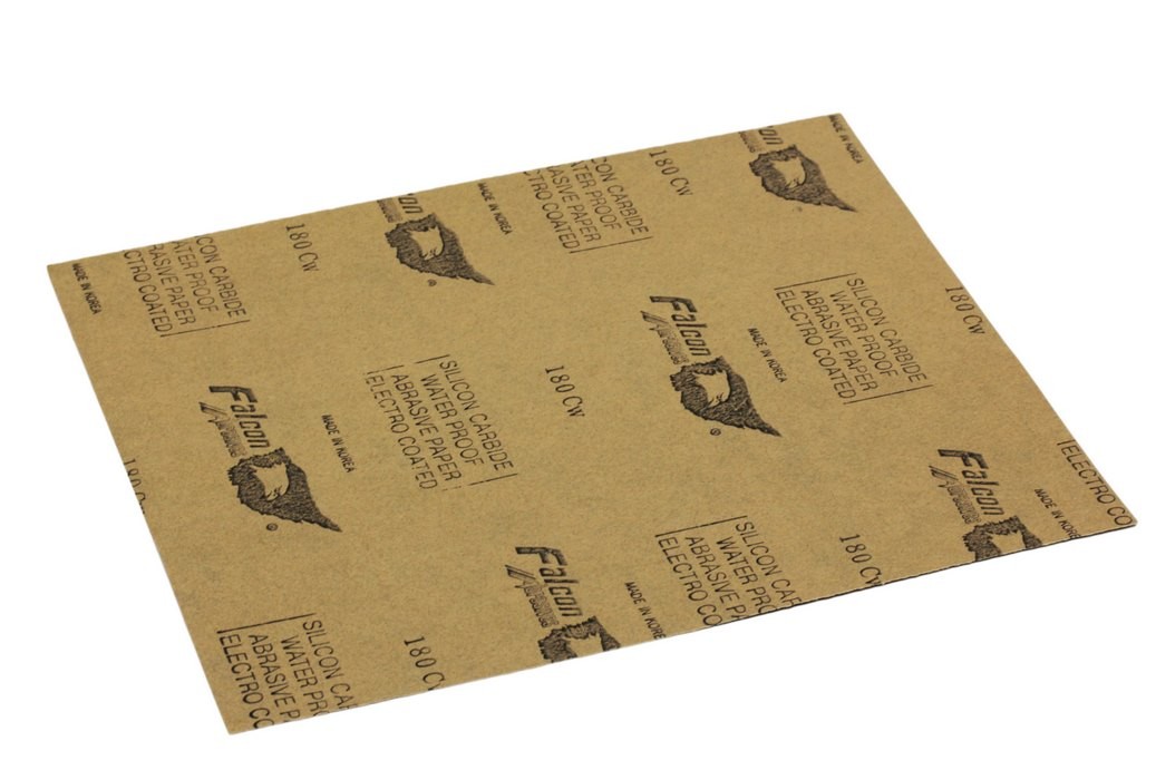 Buy FALCON - Waterproof Abrasive Paper (100 SHEETS PER PKT) (180) Online | Hardware Tools | Qetaat.com