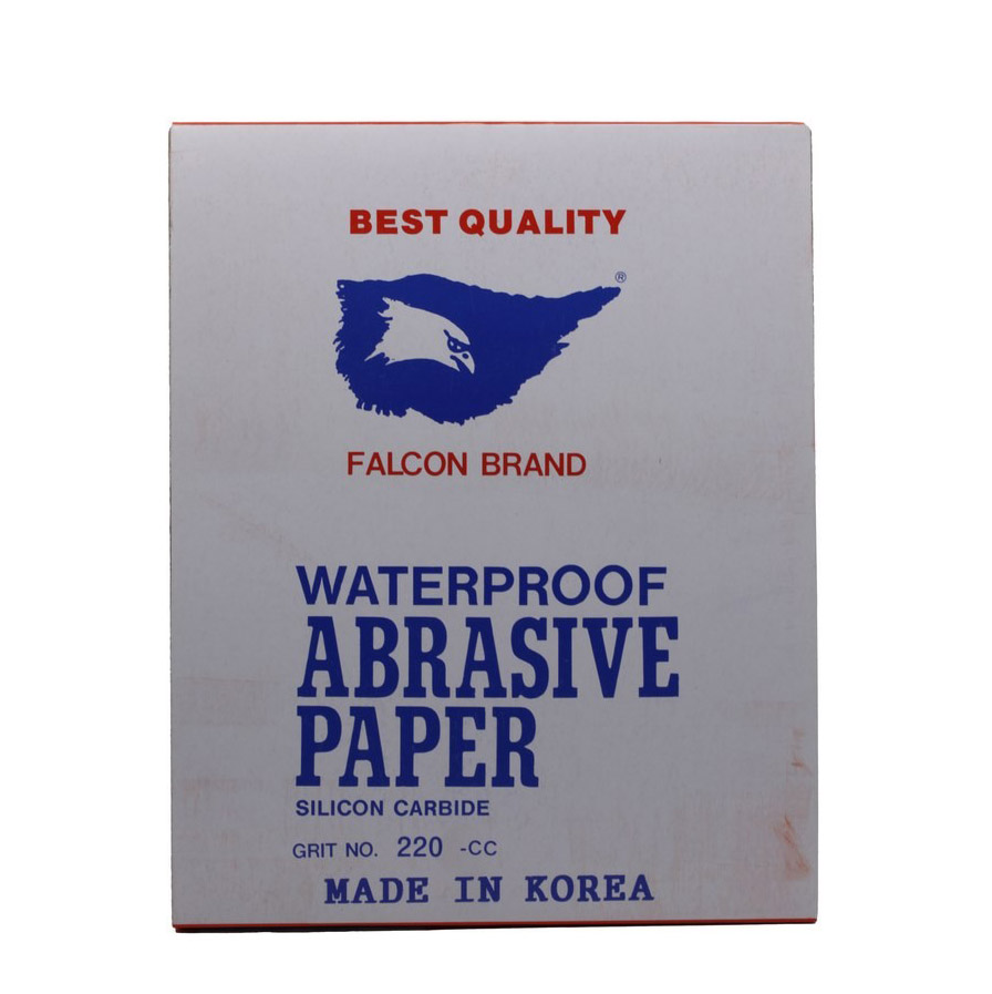 Falcon - Waterproof Abrasive Paper (100 Sheets Per Pkt) (220)