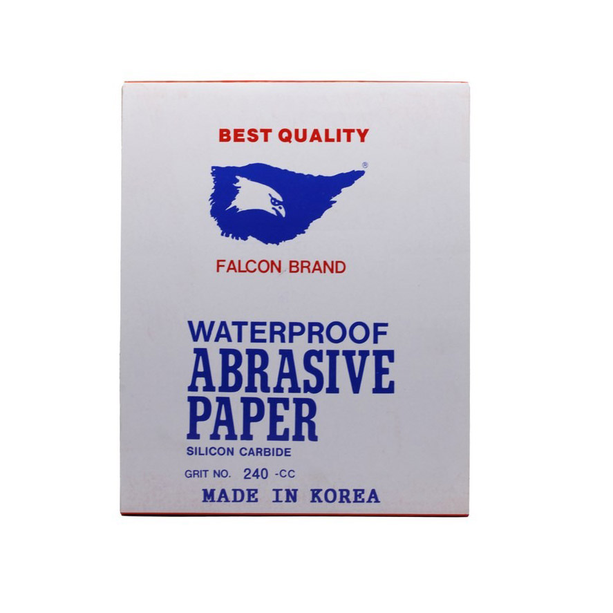 Falcon - Waterproof Abrasive Paper (100 Sheets Per Pkt) (240)