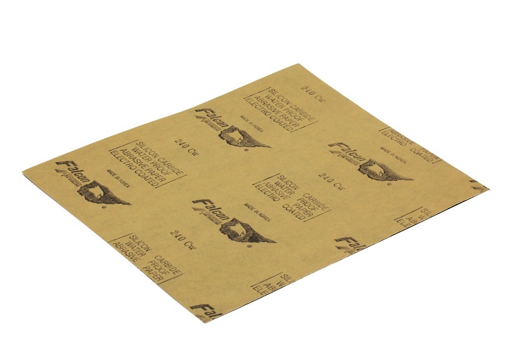 Buy FALCON - Waterproof Abrasive Paper (100 SHEETS PER PKT) (240) Online | Hardware Tools | Qetaat.com