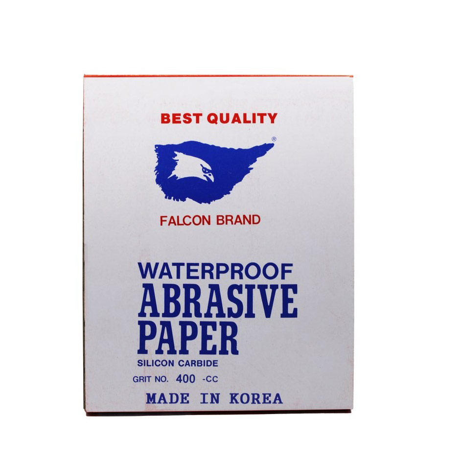 Falcon - Waterproof Abrasive Paper (100 Sheets Per Pkt) (400)