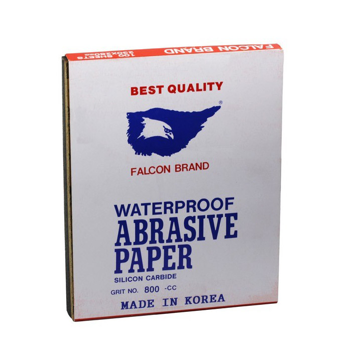 Falcon - Waterproof Abrasive Paper (100 Sheets Per Pkt) (800)