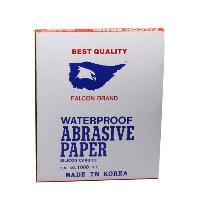 Falcon - Waterproof Abrasive Paper (100 Sheets Per Pkt) (1000)