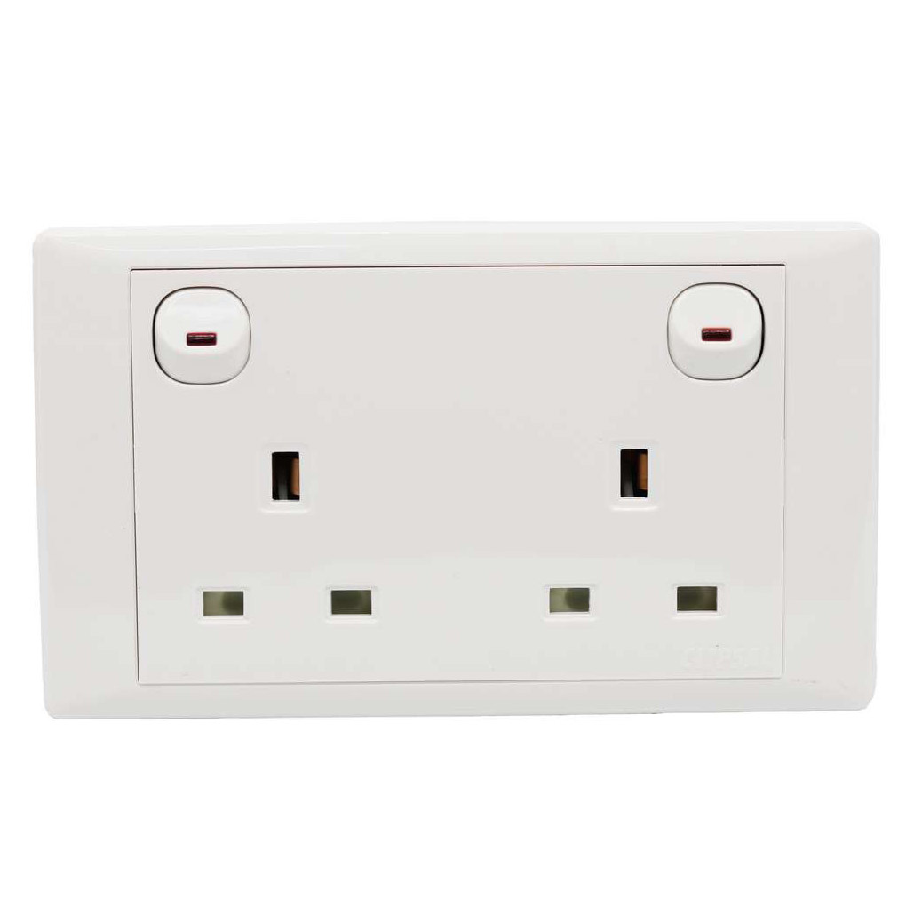 Twin Switched Socket 13A , 250V