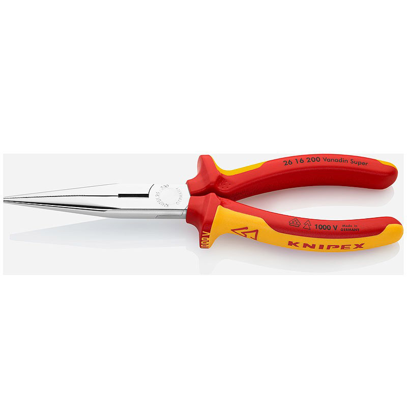 Knipex - Snipe Nose Side Cutting Pliers-2616200- Made In Germany