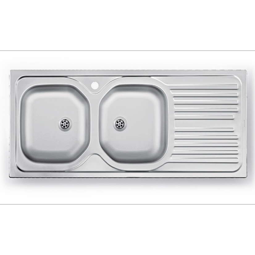 Artenova Kitchen Sink Ae1160 510X1160X160Mm Double