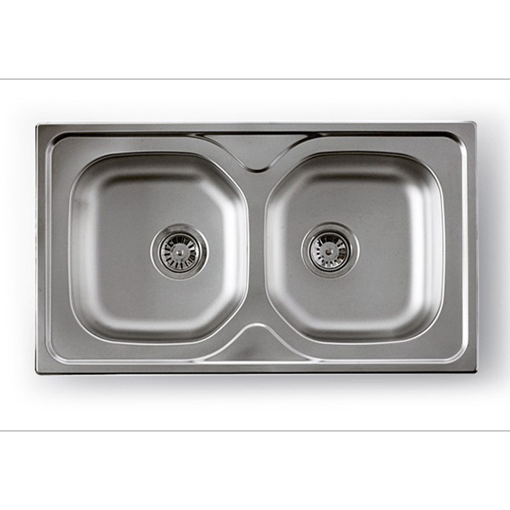 Artenova Kitchen Sink Ae860C 500X860X160Mm Double