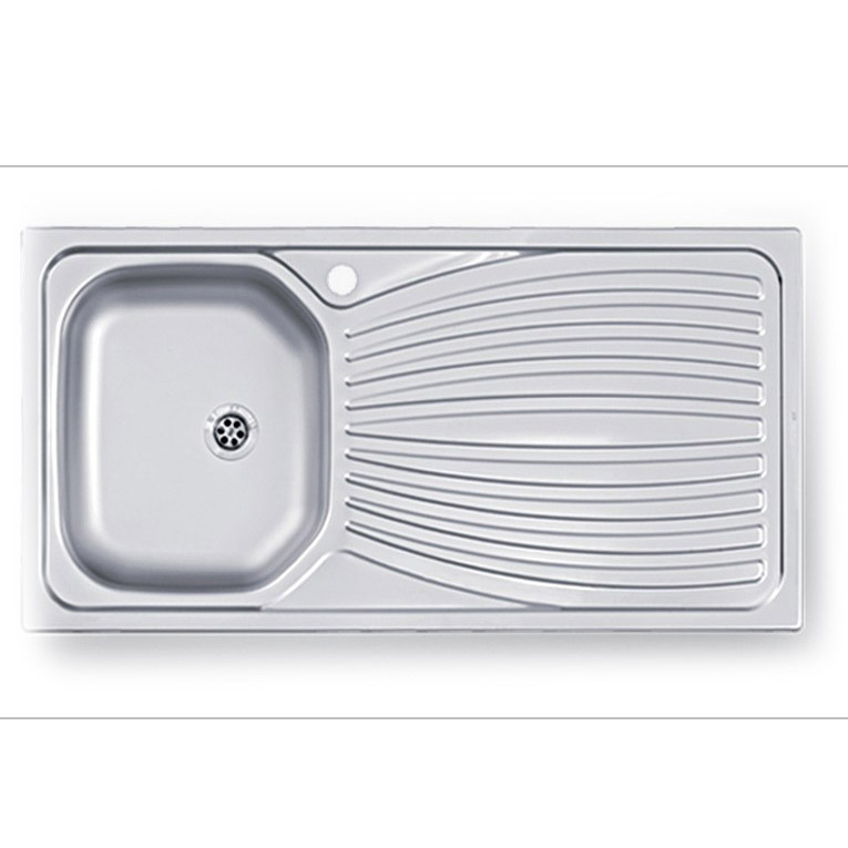 Artenova Polished Kitchen Sink Ae1000 500X1000X180Mm