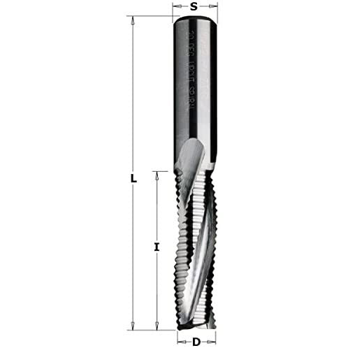 Cmt- Up Cut Spiral Bit Solid Hw D=20X70X120 Z3/R Rh