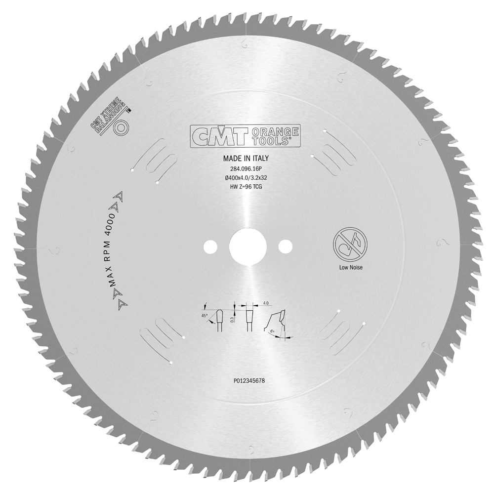 Cmt Aluminium Non-Metal/Laminate Saw Blade 350X3.2X32 Z108 Code: 297.108.14P