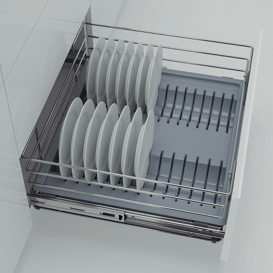 Pvc Cutlery Plate Organizer