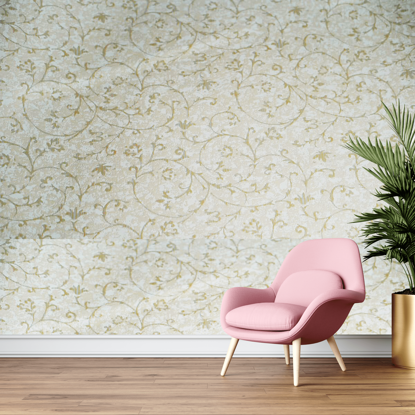 Buy PATTERN WALLPAPER 53CM*10.05M 5.32sqm- WITH FIXING Online | Construction Finishes | Qetaat.com