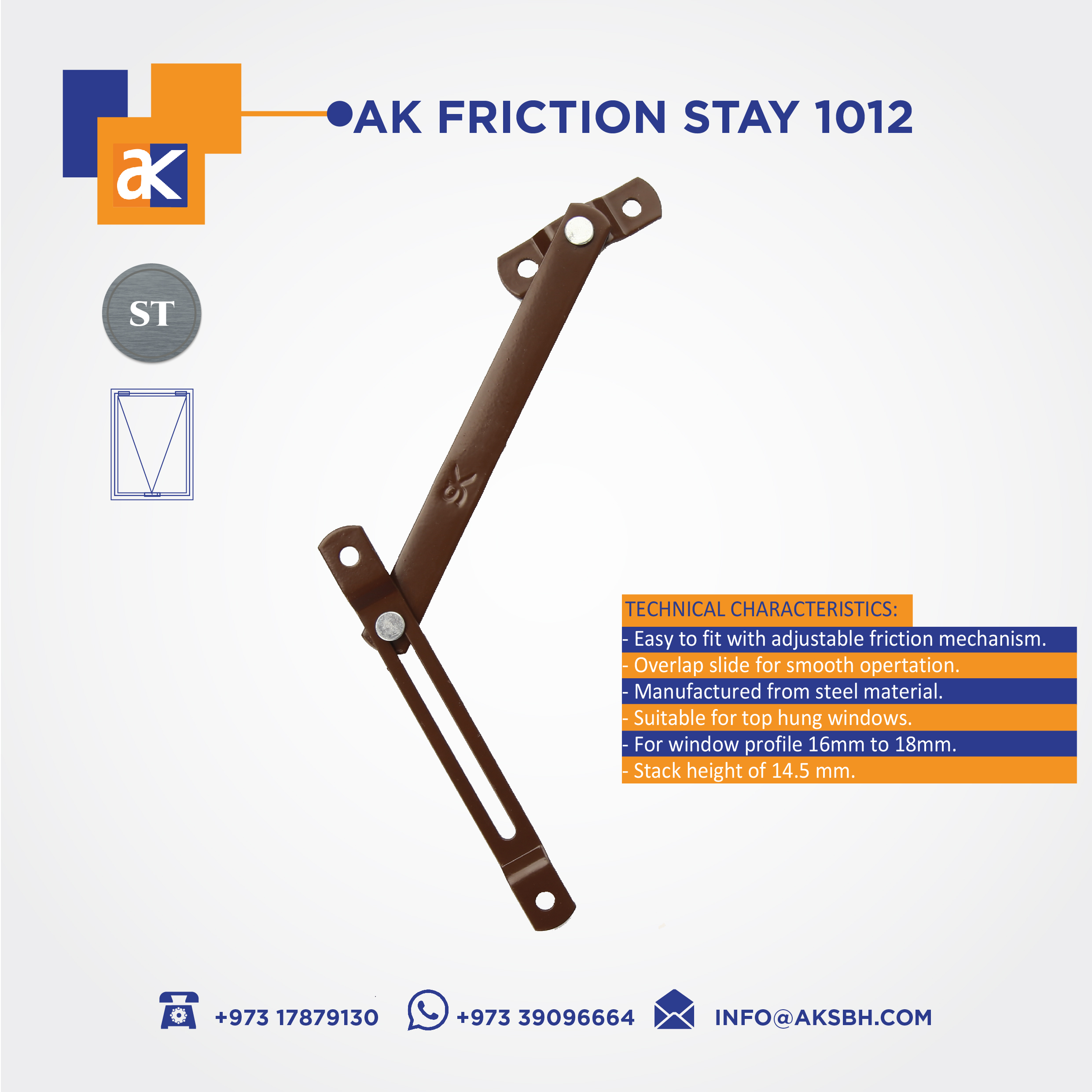 Ak Friction Stay 1012