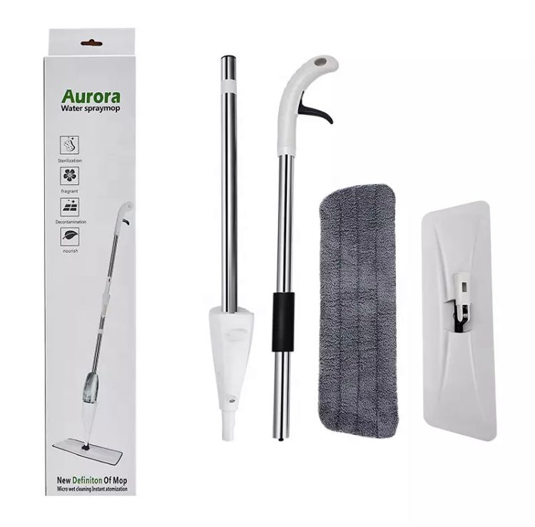 Aurora Water Spray Mop Washable Microfiber Clean Degerming Spray Mop