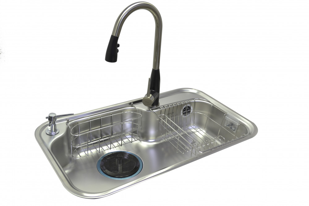 Bekjo Kitchen Sink Ds800 Size: 800X480Mm Ss304 Made In Korea