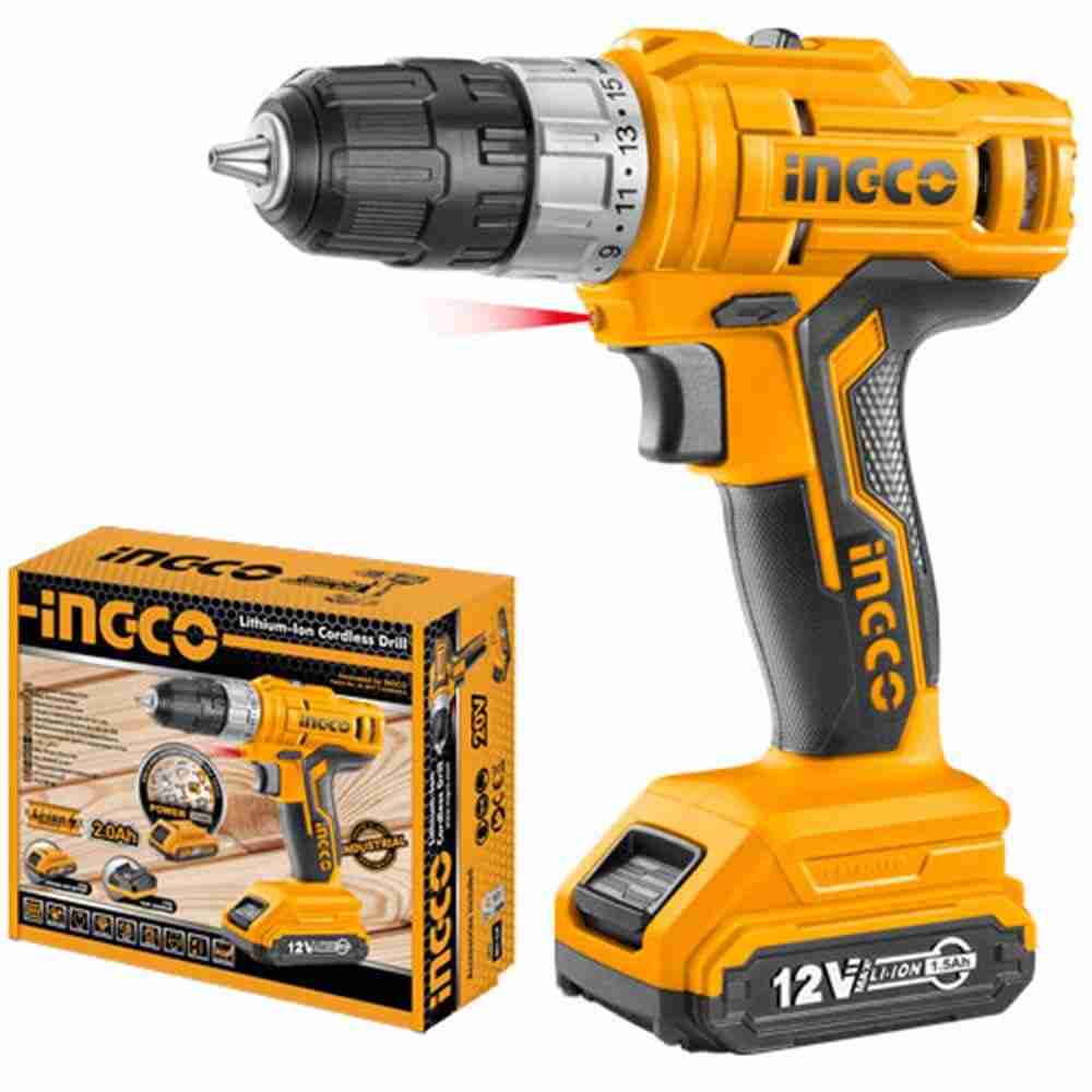 Ingco Lithium- Ion Cordless Drill Cdli1221