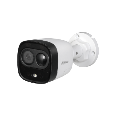 "2Mp Hdcvi Active Deterrence Camera,Ir Length 20M, Smart Ir Built-In Pir, White Light & Siren Built-In Pir, 10M/110°Detecting Range/Angle"