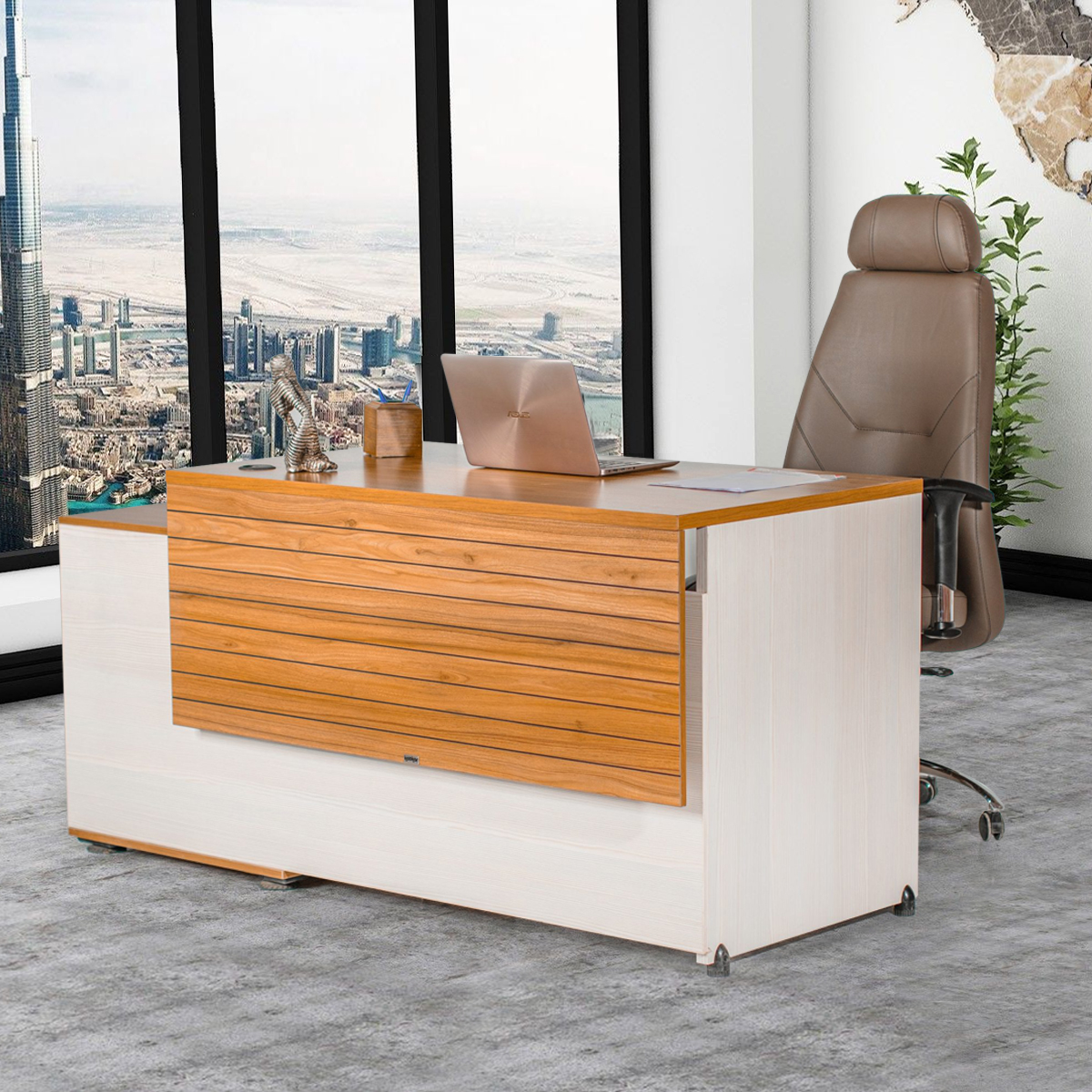 OFFICE TABLE-150 CM-2BOX