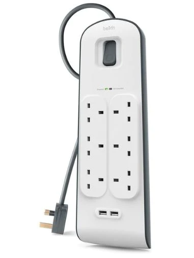 Belkin SURGE PROTECTOR 6 Outlets - 2 USB Ports